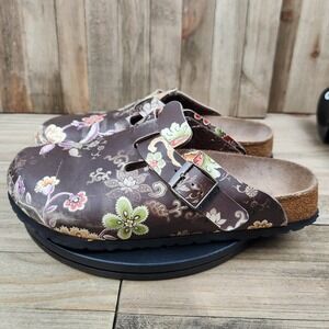 Womens Papillio size 8 (Euro 39) Narrow Floral Mules Shoes